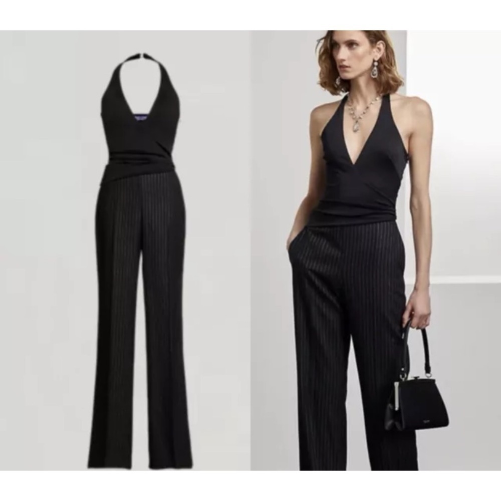 Ralph Lauren Mylah Sleeveless Halter Jumpsuit.MSRP 2490.NEW.﻿